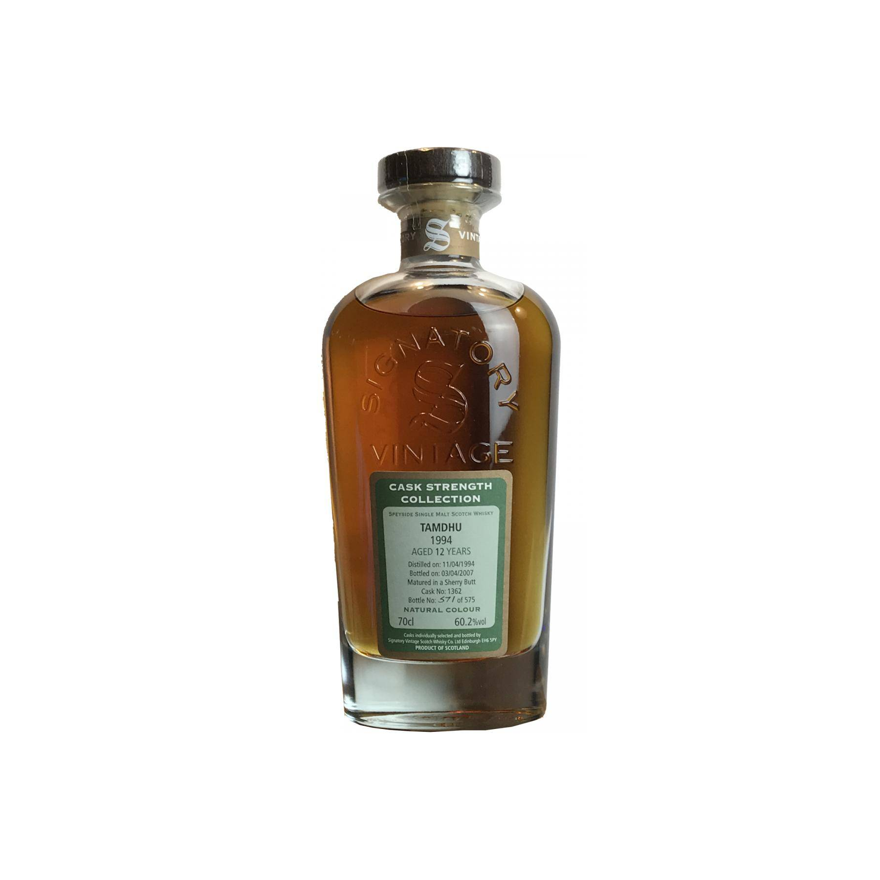 Tamdhu Cask Strength Collection 1994 12 Years Single Malt Whisky