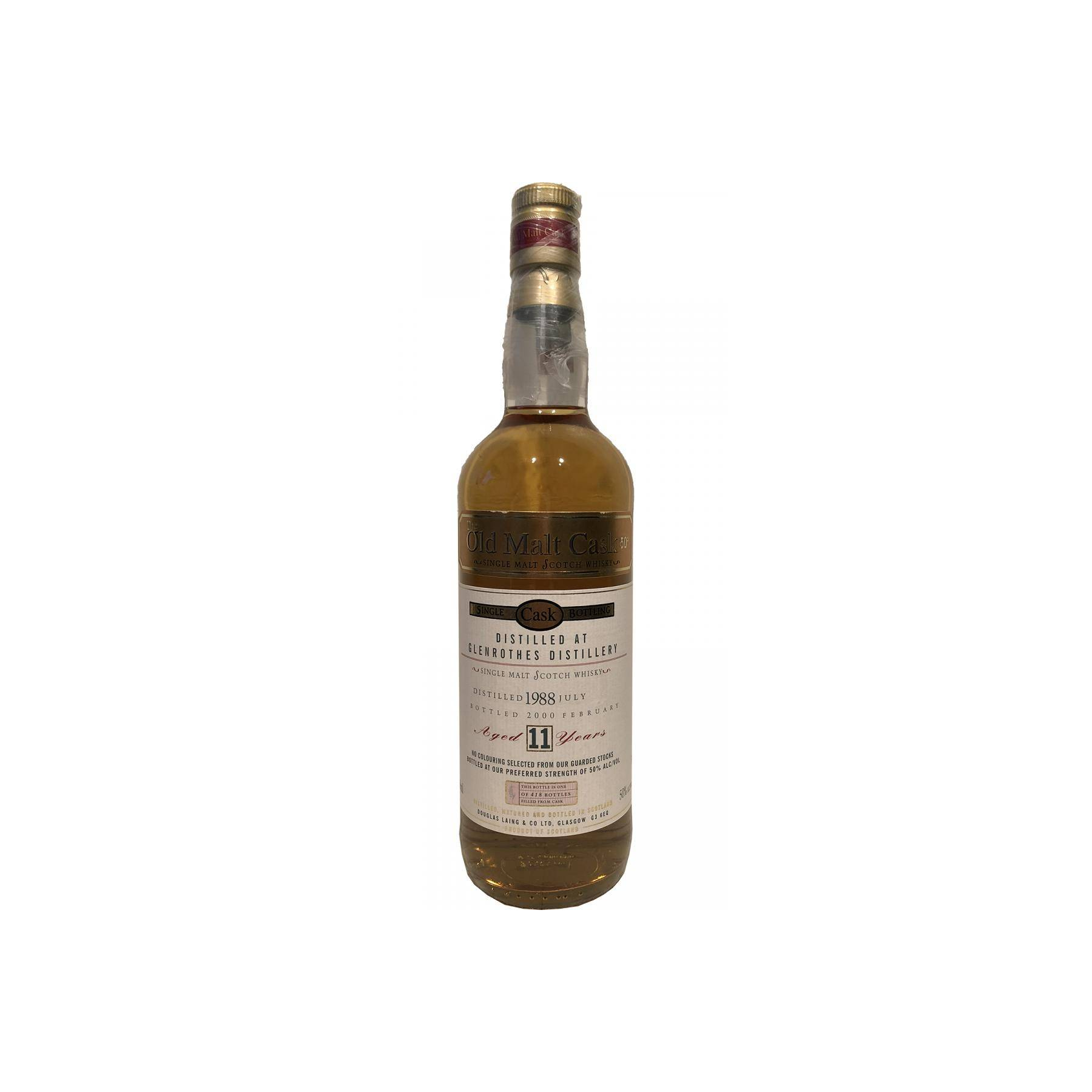 The Glenrothes Old Malt Cask 1988 11 Years Single Malt Whisky