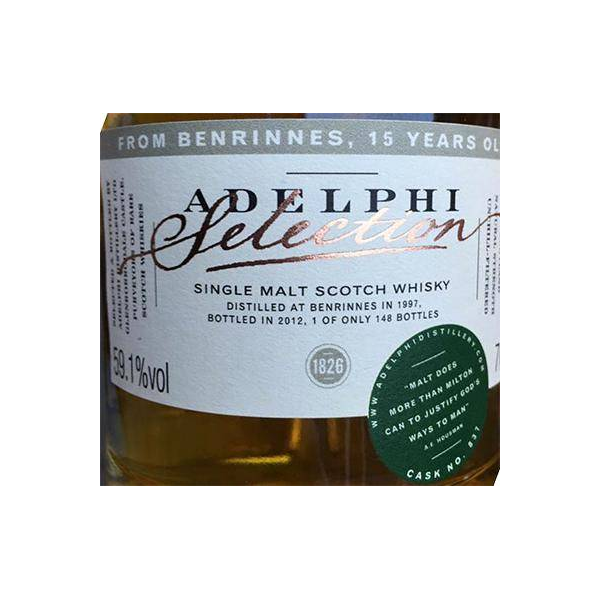 Benrinnes Limited Edition 1997 15 Years Single Malt Whisky 2