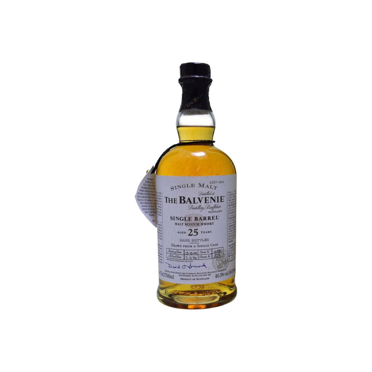 The Balvenie Single Cask 1974 25 Years Single Malt Whisky