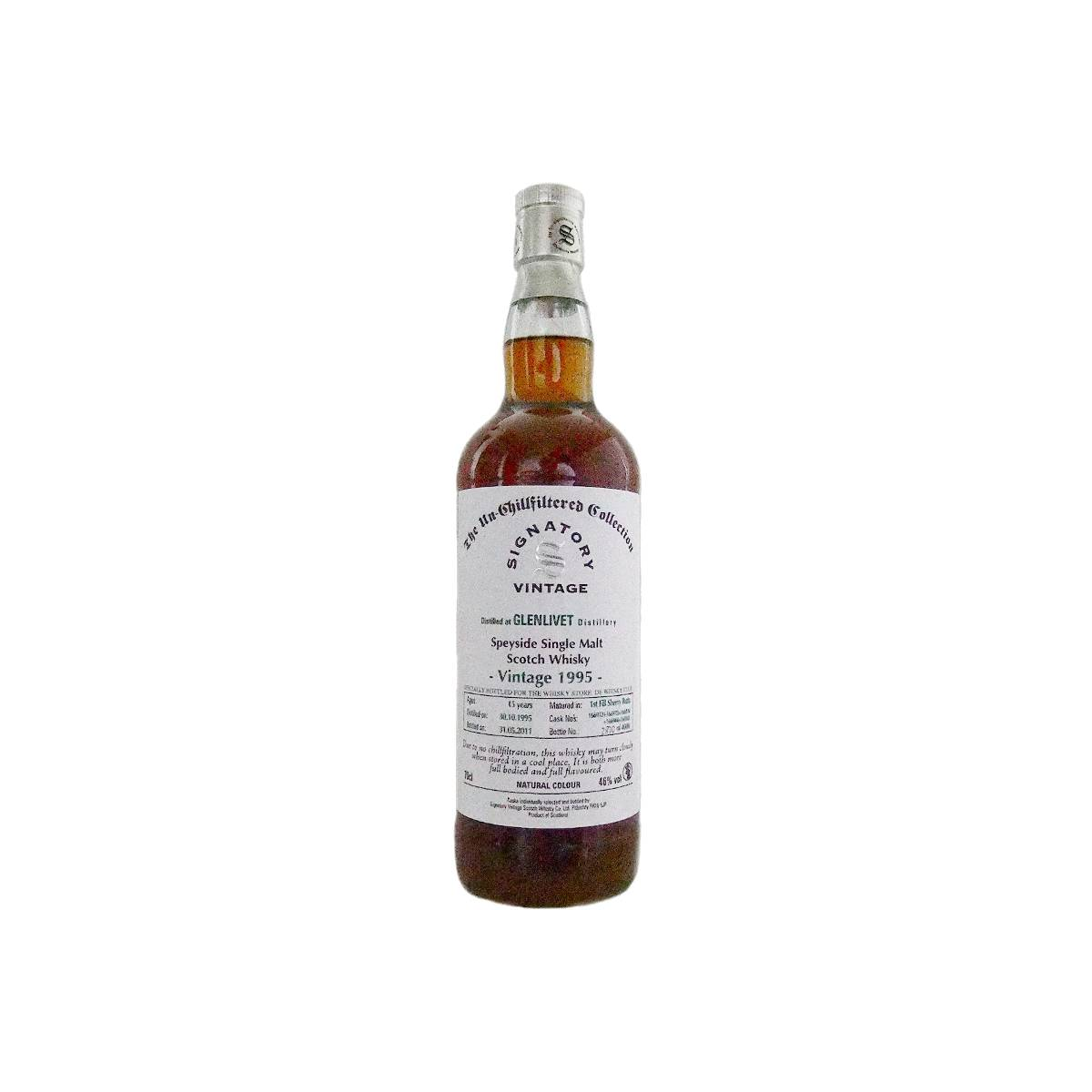 The Glenlivet The Un-Chillfiltered Collection 1995 15 Years Single Malt Whisky