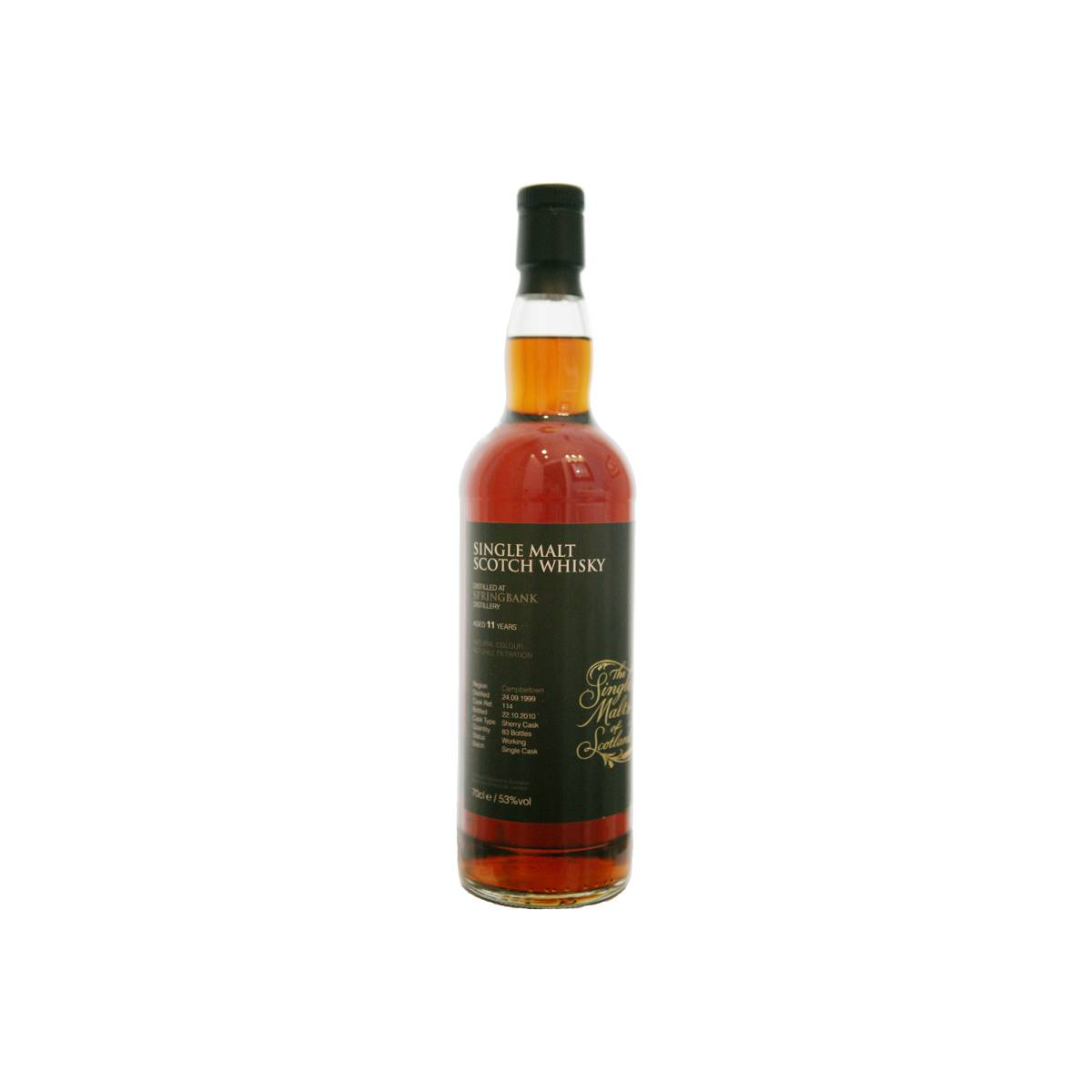 Springbank The Single Malts of Scotland 1999 11 Years Single Malt Whisky