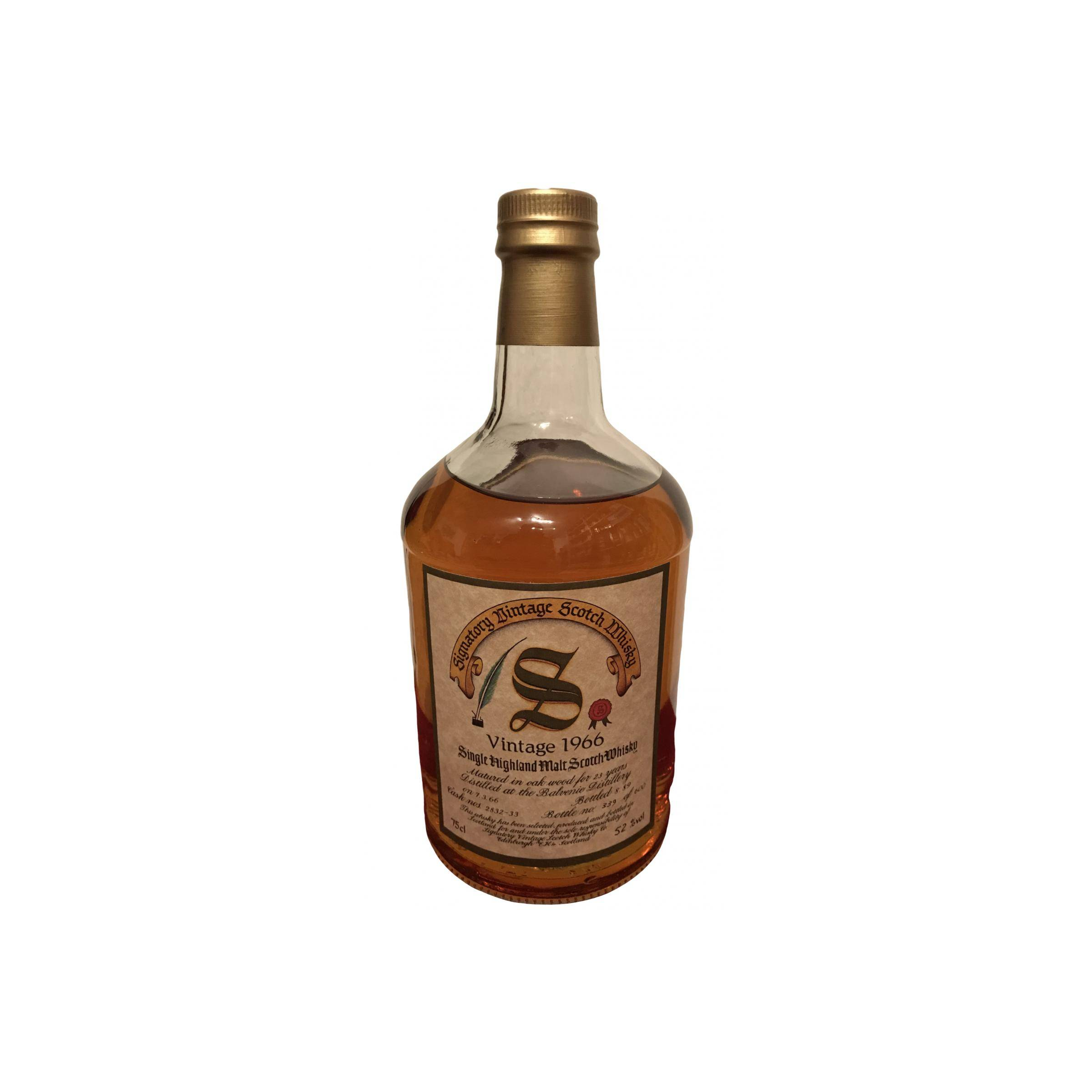 The Balvenie Vintage Collection - Dumpy 1966 23 Years Single Malt Whisky