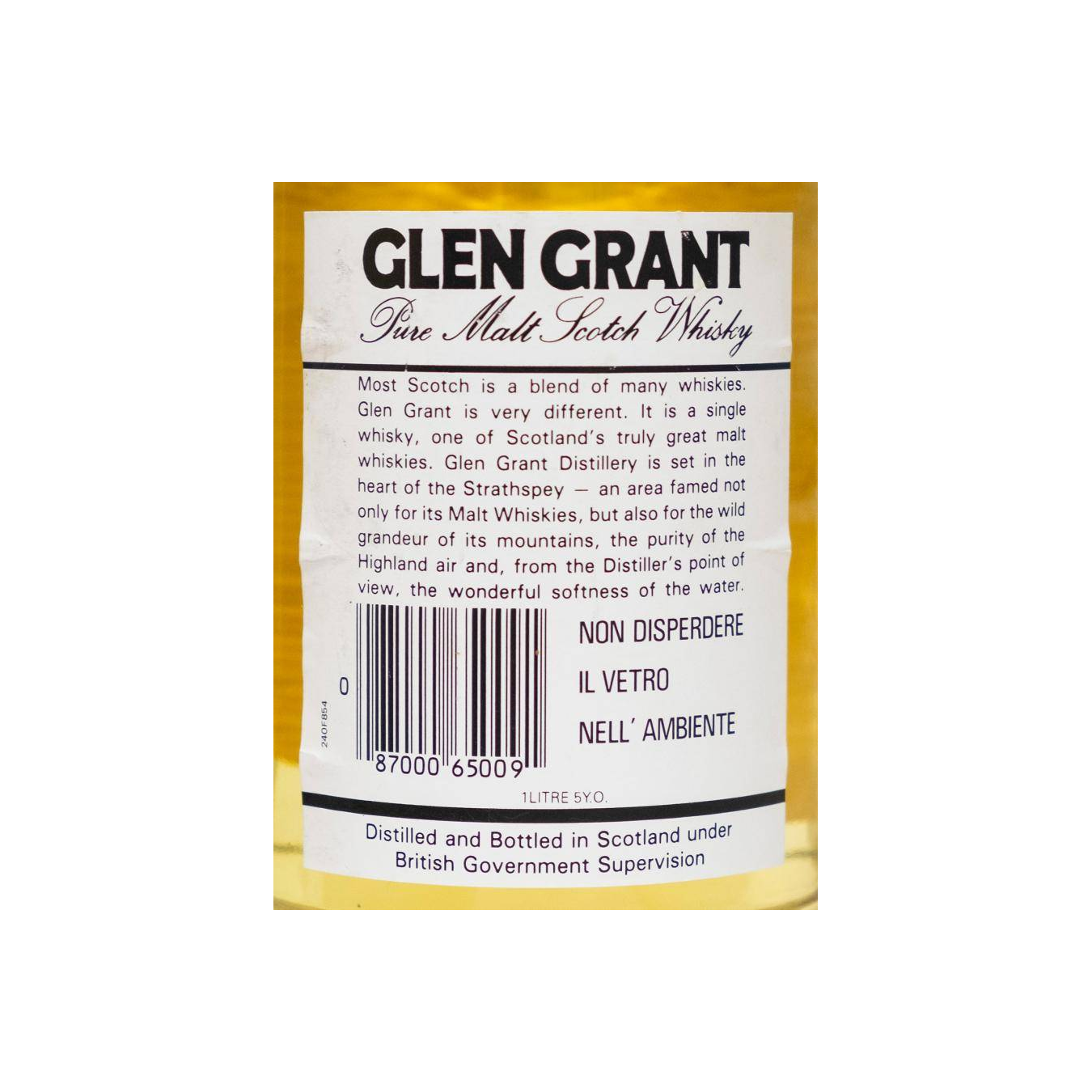 Glen Grant 1986 5 Years Single Malt Whisky 2