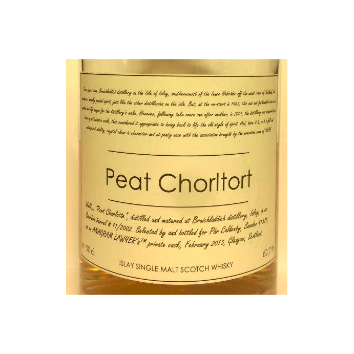 Port Charlotte Private Bottling Single Malt Whisky
