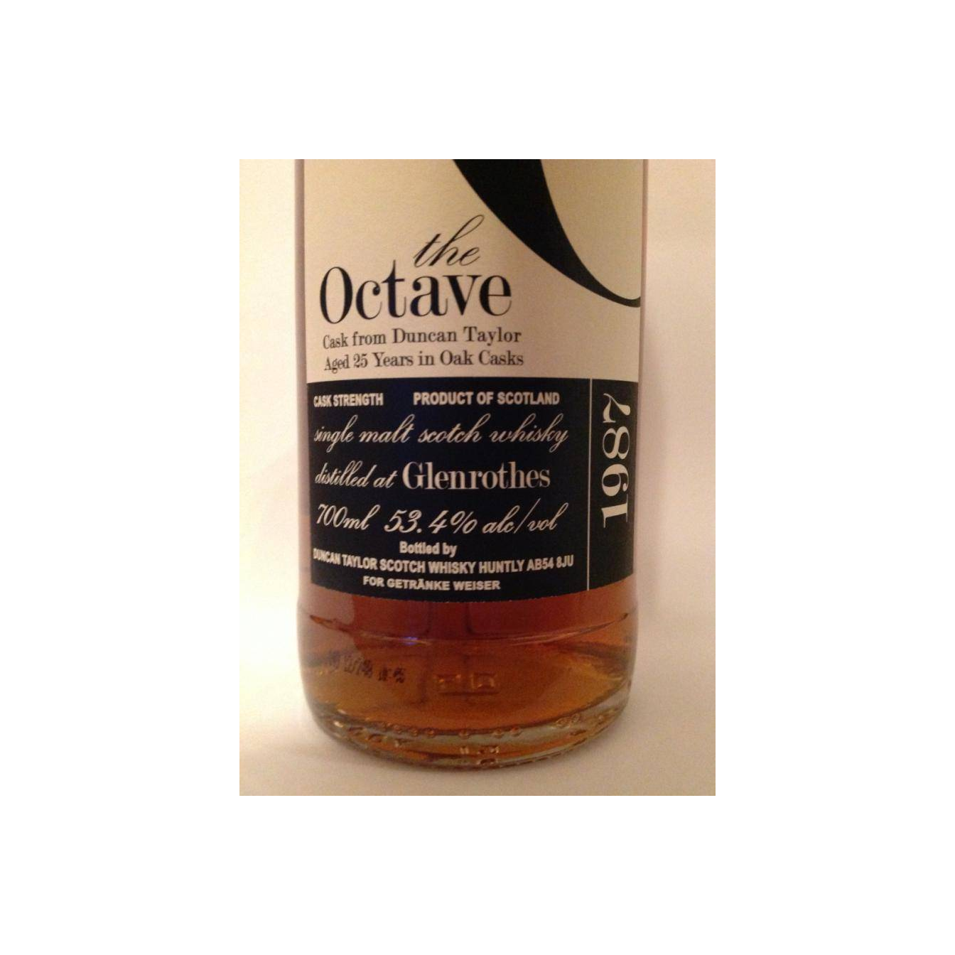 The Glenrothes The Octave 1987 25 Years Single Malt Whisky 2