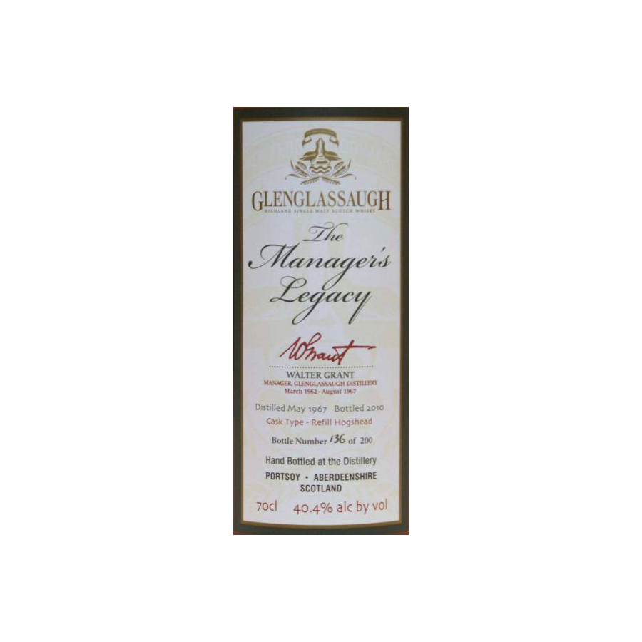 Glenglassaugh 1967 43 Years Single Malt Whisky 2
