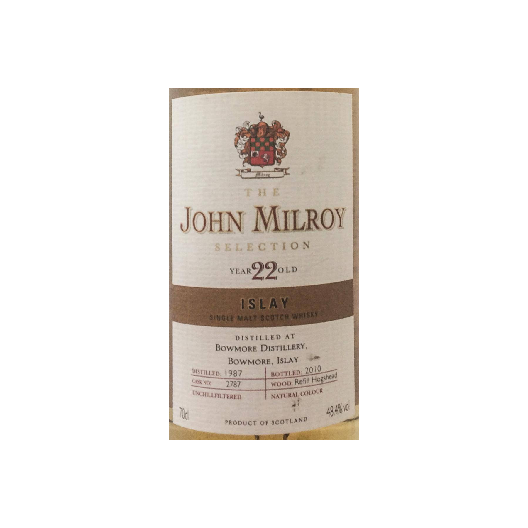 Bowmore 1987 22 Years Single Malt Whisky 2