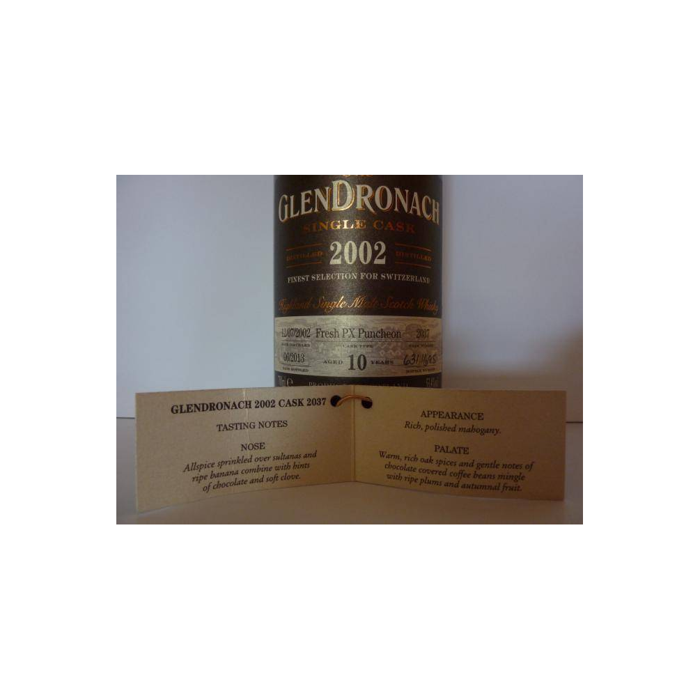GlenDronach Single Cask 2002 10 Years Single Malt Whisky 2