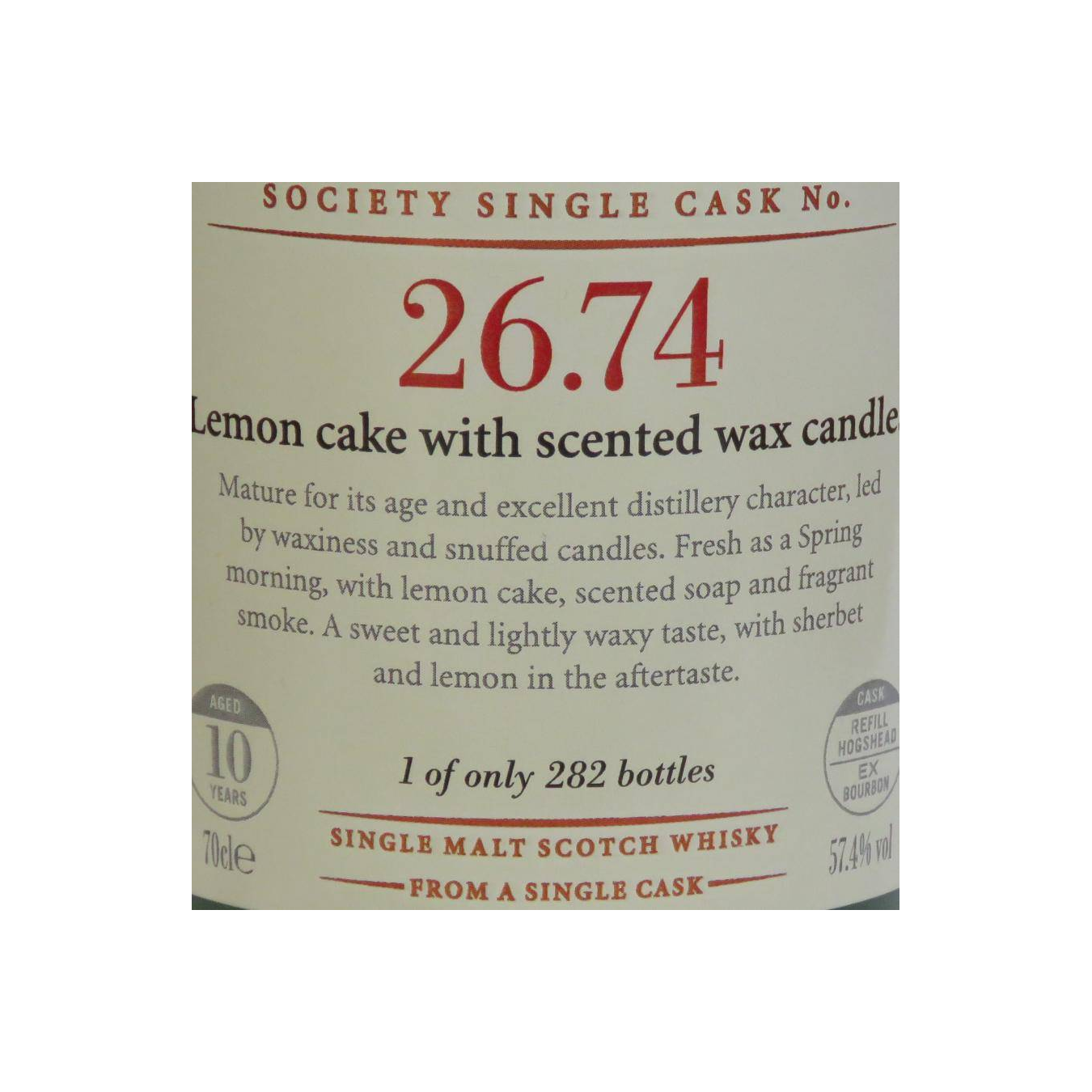 The Scotch Malt Whisky Society 2000 10 Years Single Malt Whisky 2