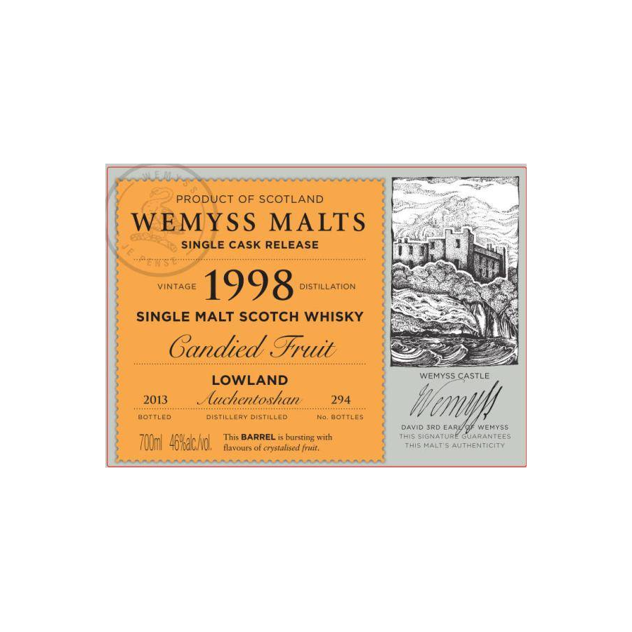 Auchentoshan 1998 15 Years Single Malt Whisky