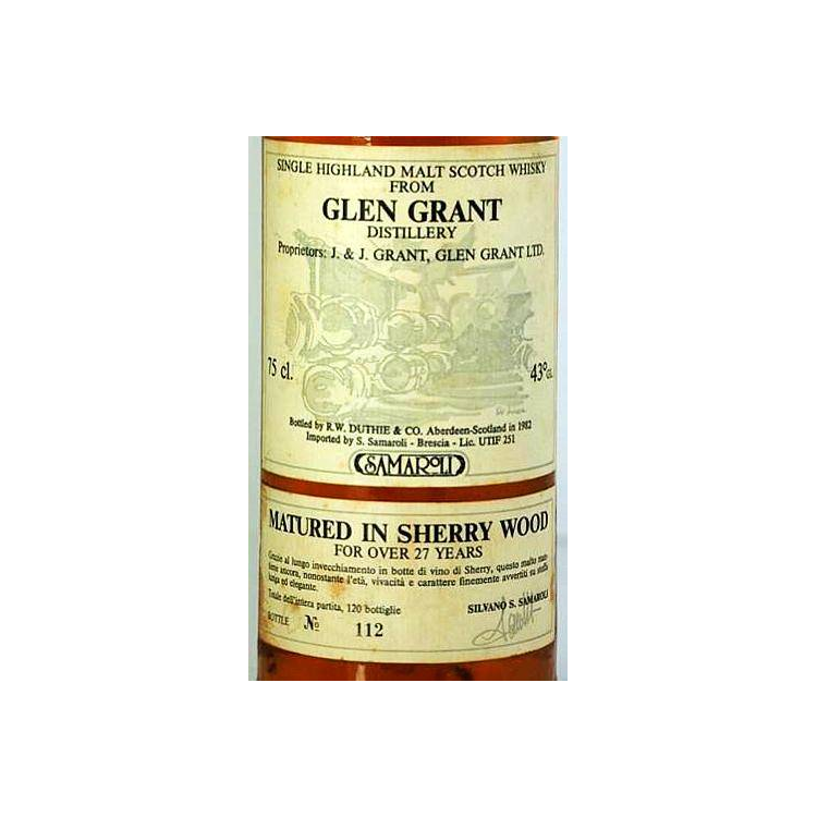 Glen Grant 27 Years Single Malt Whisky 2