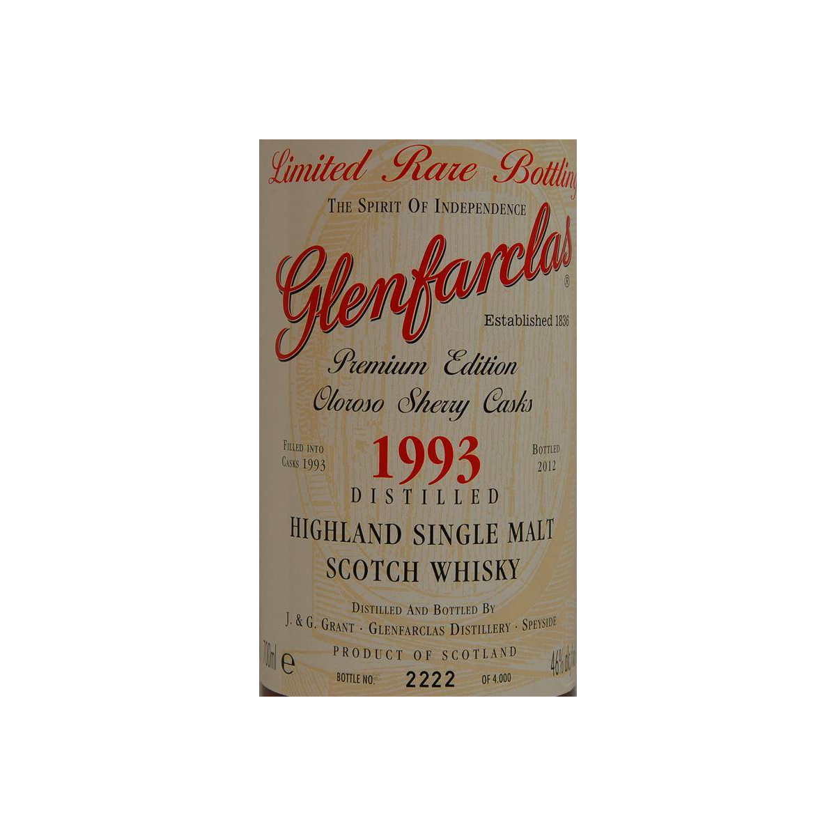 Glenfarclas 1993 19 Years Single Malt Whisky 5