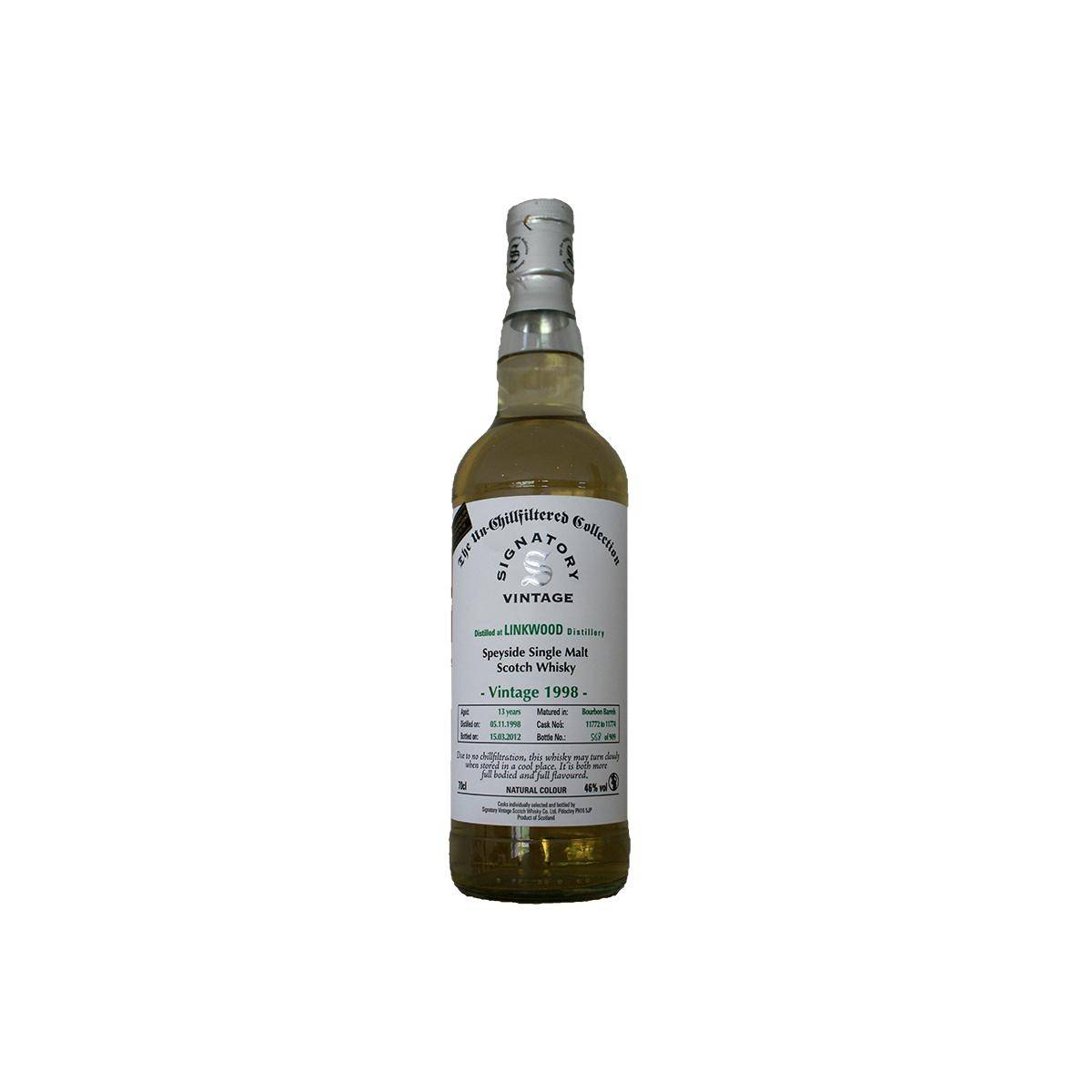 Linkwood The Un-Chillfiltered Collection 1998 13 Years Single Malt Whisky