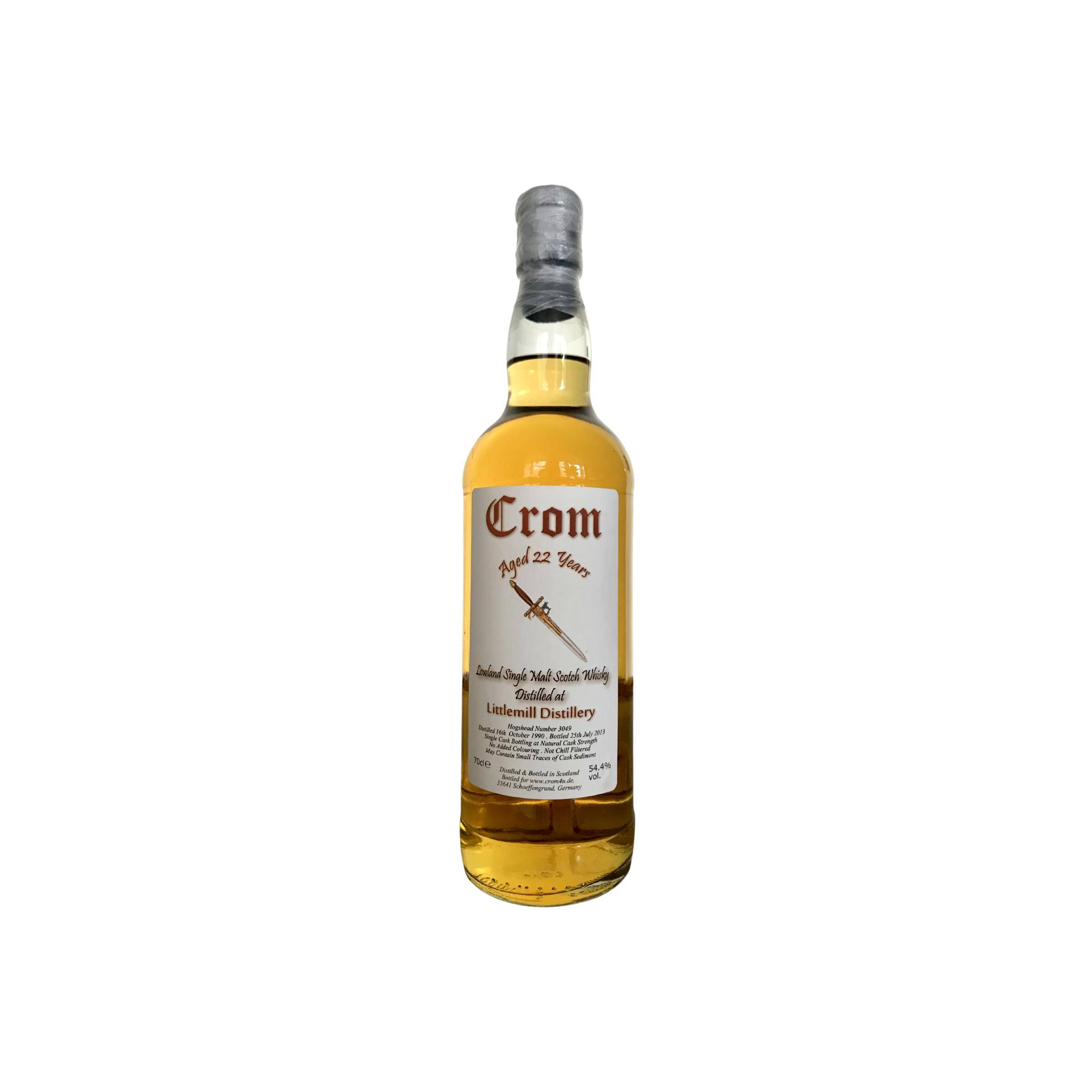 Littlemill Single Cask 1990 22 Years Single Malt Whisky