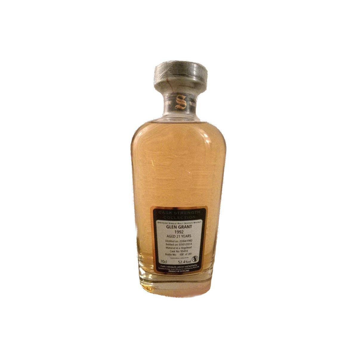 Glen Grant Cask Strength Collection 1992 21 Years Single Malt Whisky