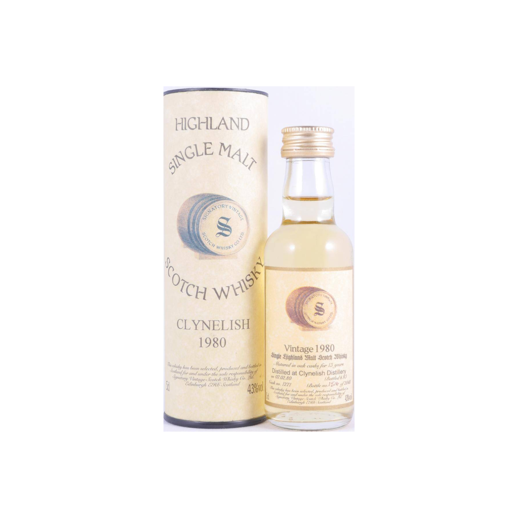 Clynelish Vintage Collection 1980 15 Years Single Malt Whisky 2