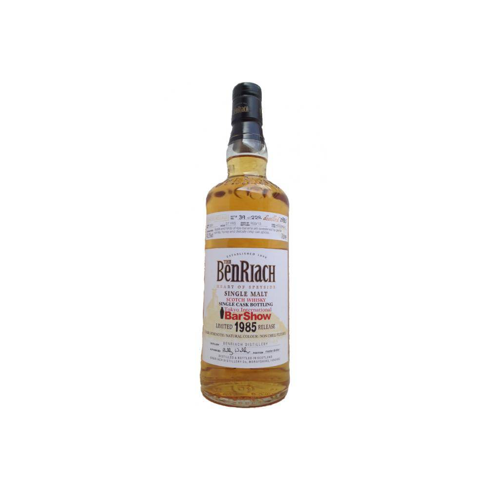 BenRiach Individual Cask Bottling 1985 27 Years Single Malt Whisky