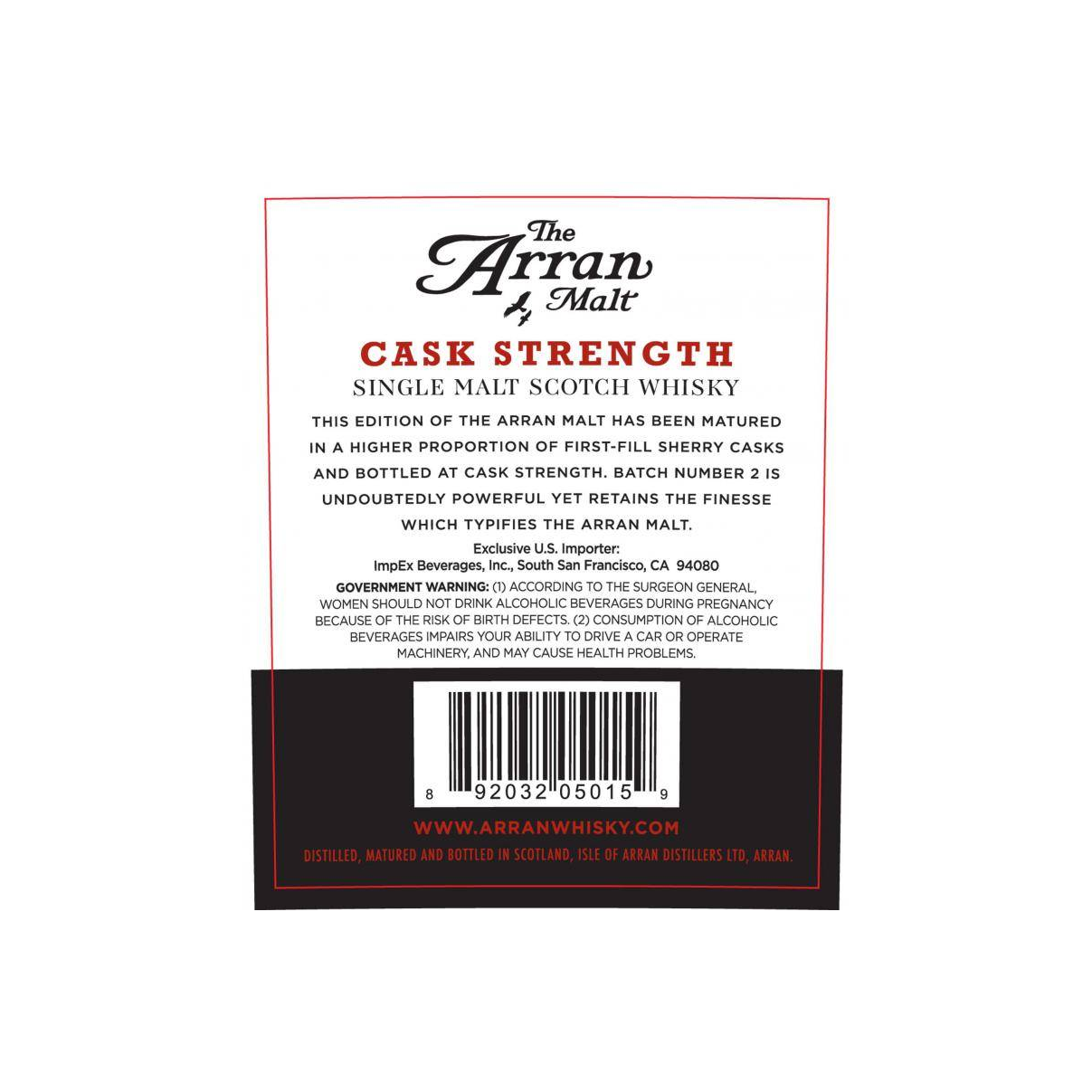 Arran Cask Strength Collection 12 Years Single Malt Whisky 3