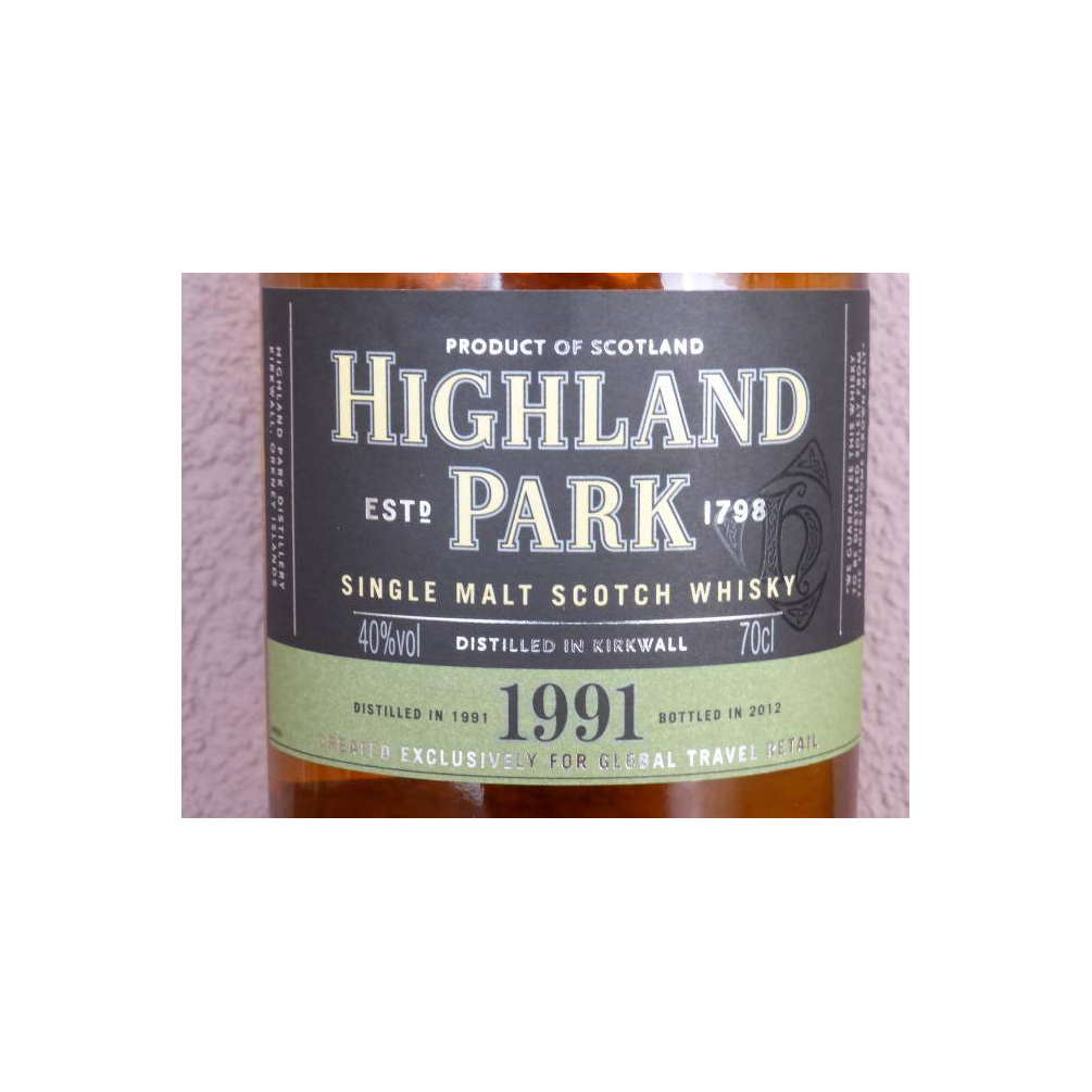 Highland Park 1991 21 Years Single Malt Whisky