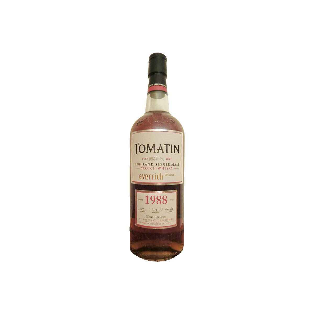Tomatin Single Cask 1988 24 Years Single Malt Whisky