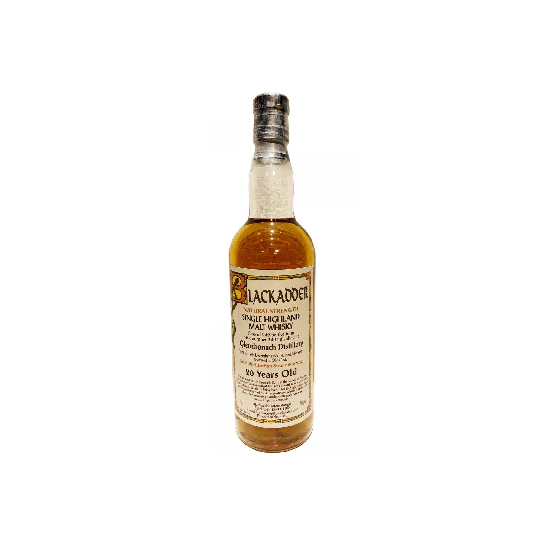 GlenDronach 1974 26 Years Single Malt Whisky
