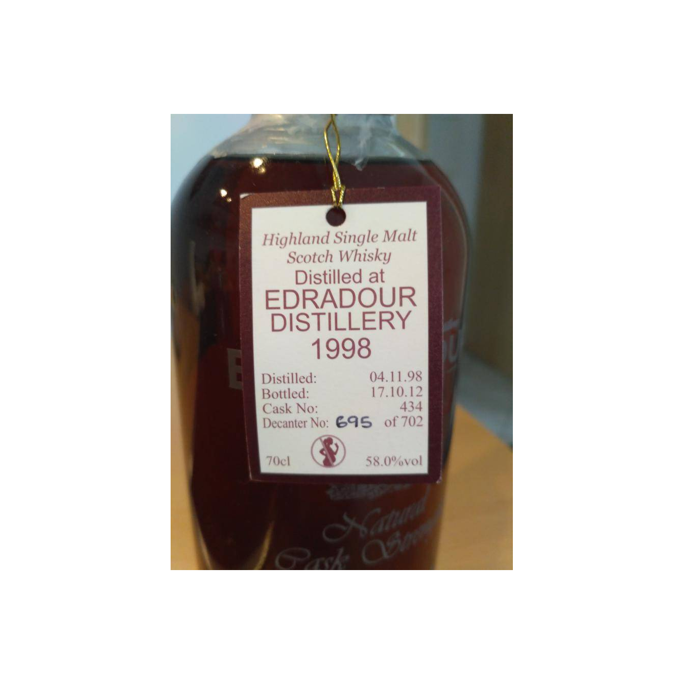 Edradour 1998 13 Years Single Malt Whisky