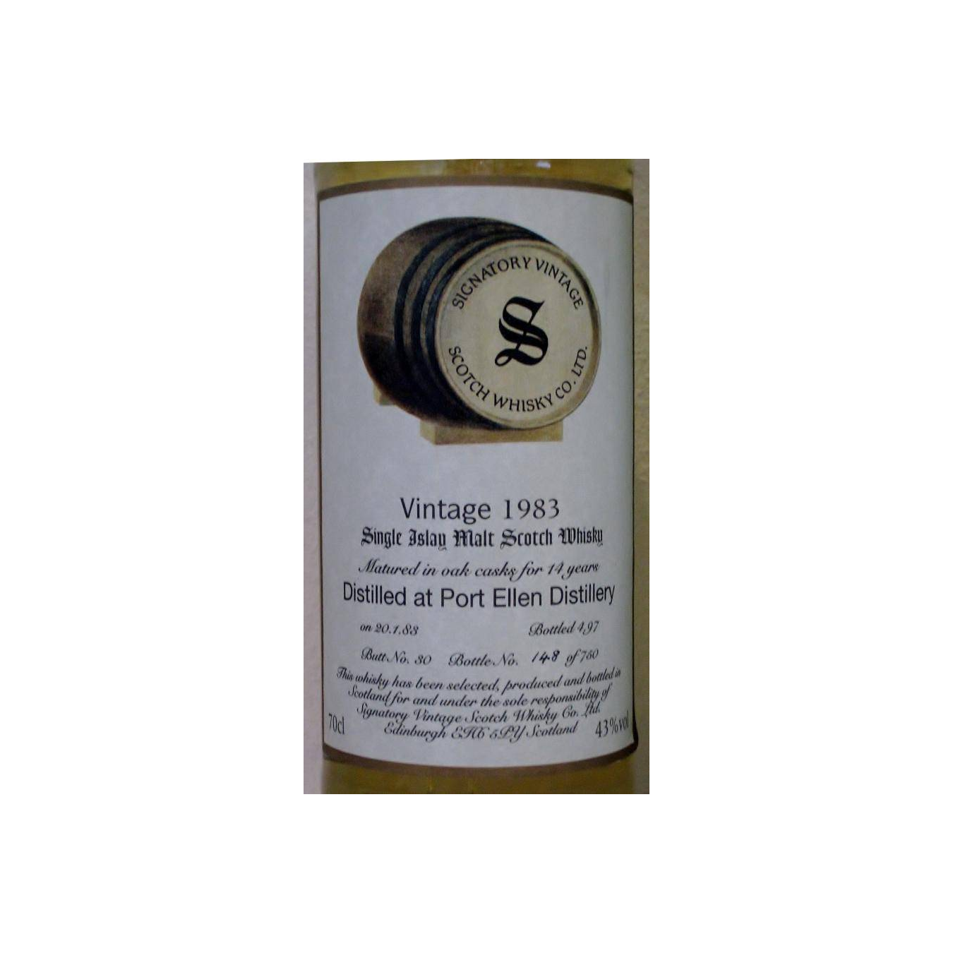 Port Ellen Vintage Collection 1983 14 Years Single Malt Whisky 2