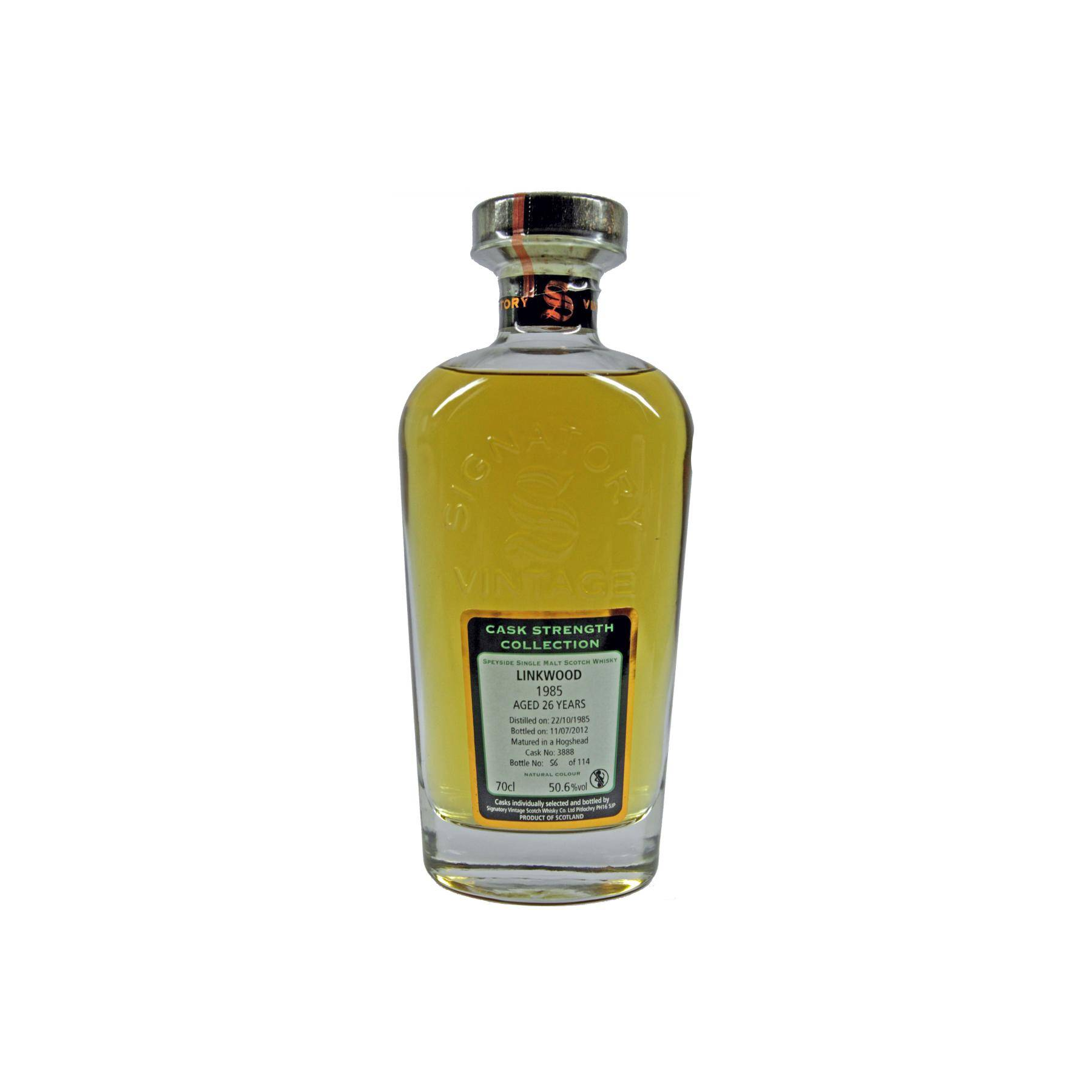 Linkwood Cask Strength Collection 1985 26 Years Single Malt Whisky