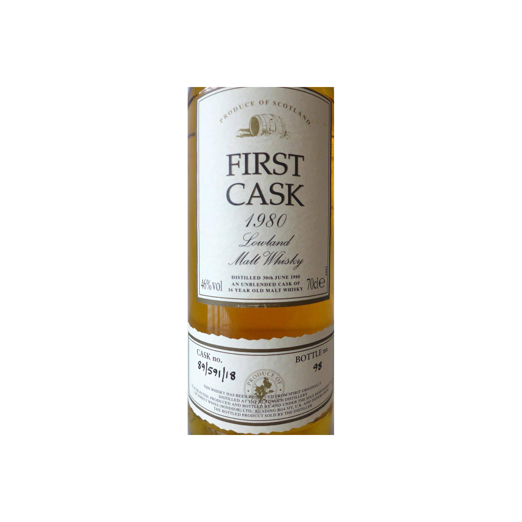 Bladnoch 1980 16 Years Single Malt Whisky 2