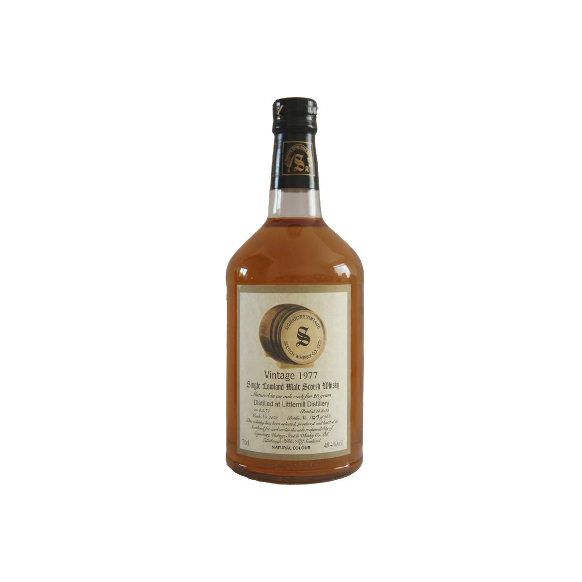Littlemill Vintage Collection - Dumpy 1977 25 Years Single Malt Whisky