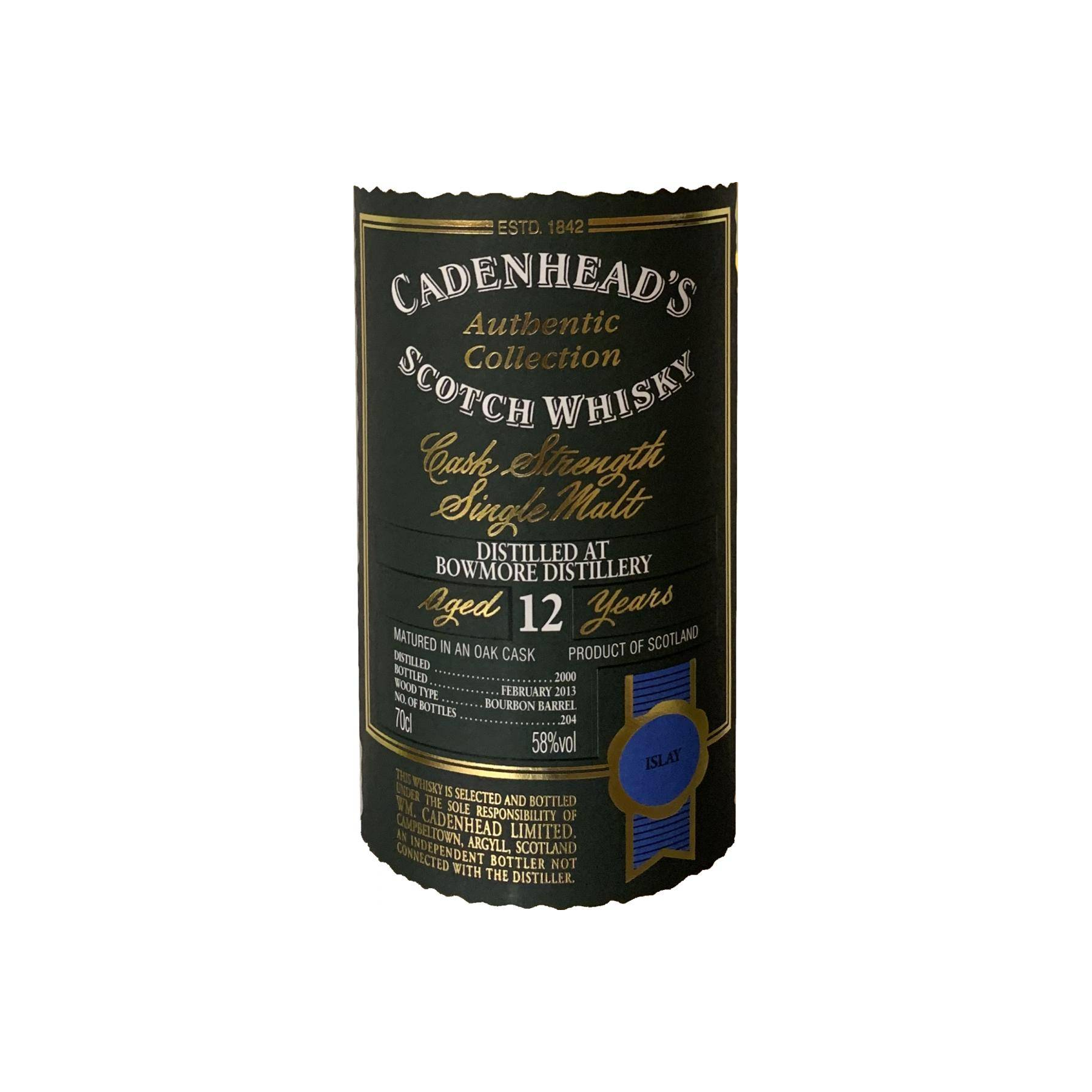 Bowmore Authentic Collection 2000 12 Years Single Malt Whisky 2