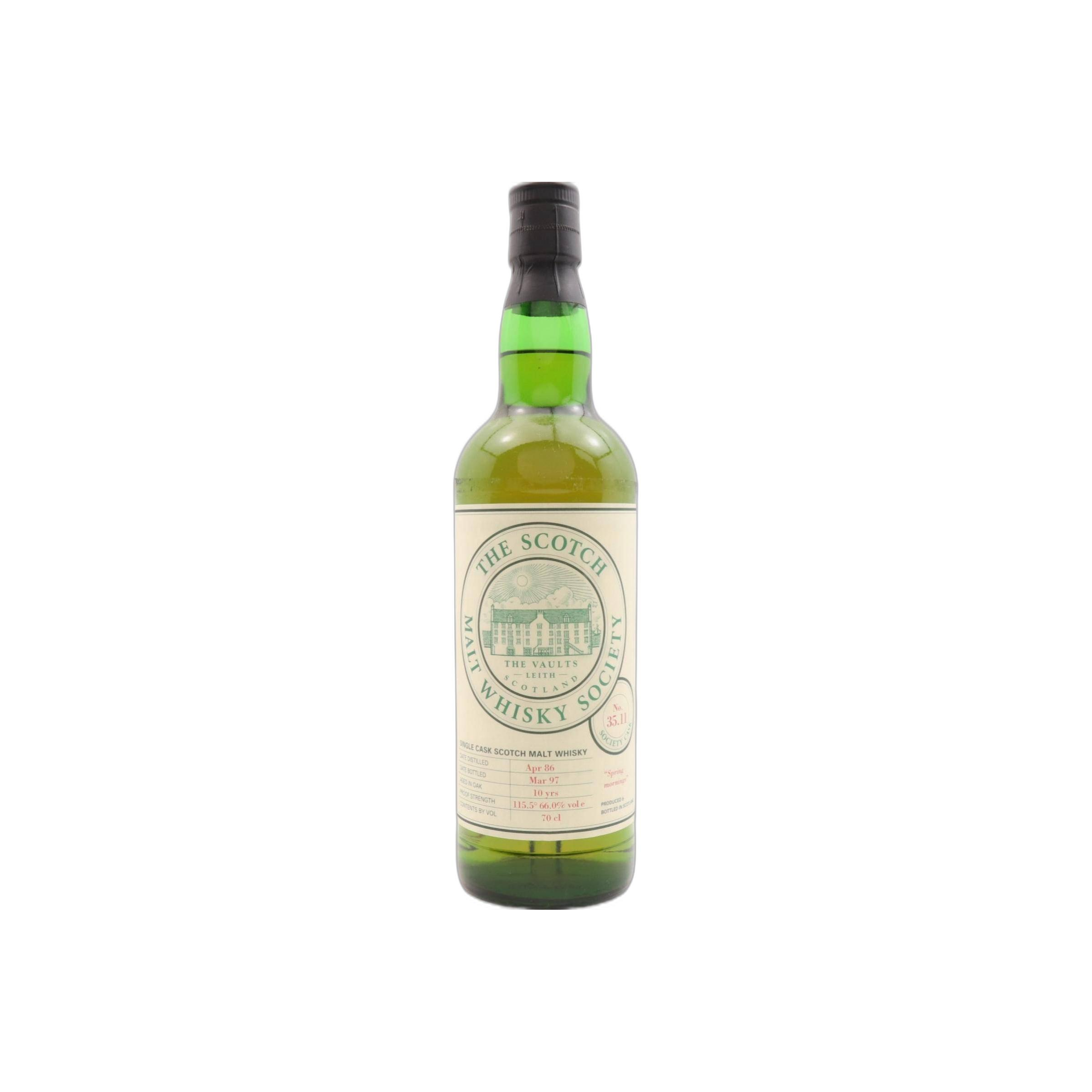The Scotch Malt Whisky Society 1986 10 Years Single Malt Whisky