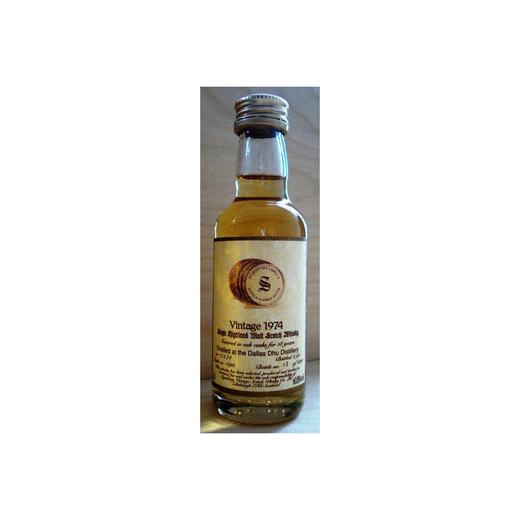 Dallas Dhu 1974 18 Years Single Malt Whisky 2