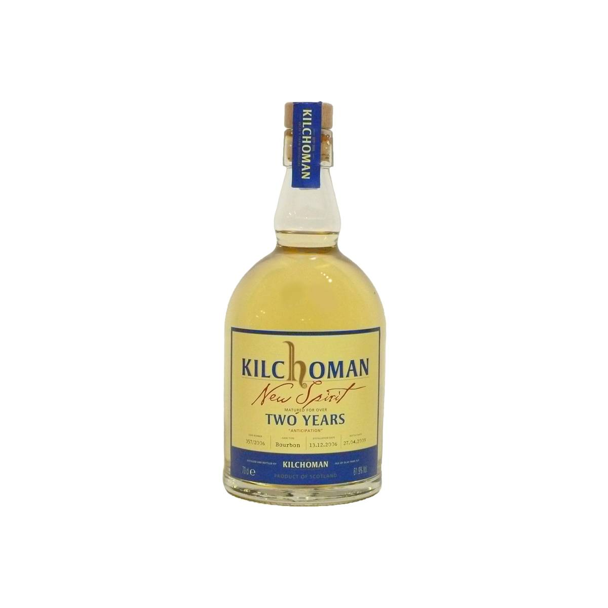 Kilchoman 2006 2 Years Spirit Whisky