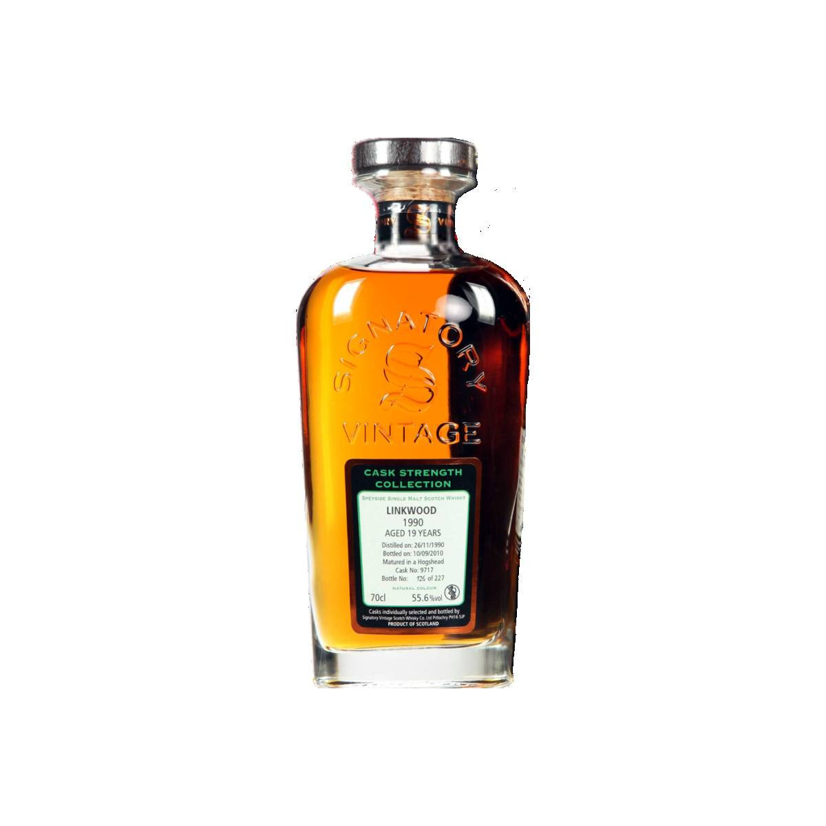 Linkwood Cask Strength Collection 1990 19 Years Single Malt Whisky