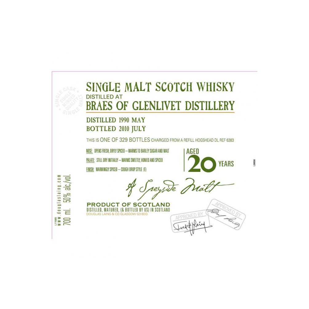 Douglas Laing Old Malt Cask 1990 20 Years Single Malt Whisky