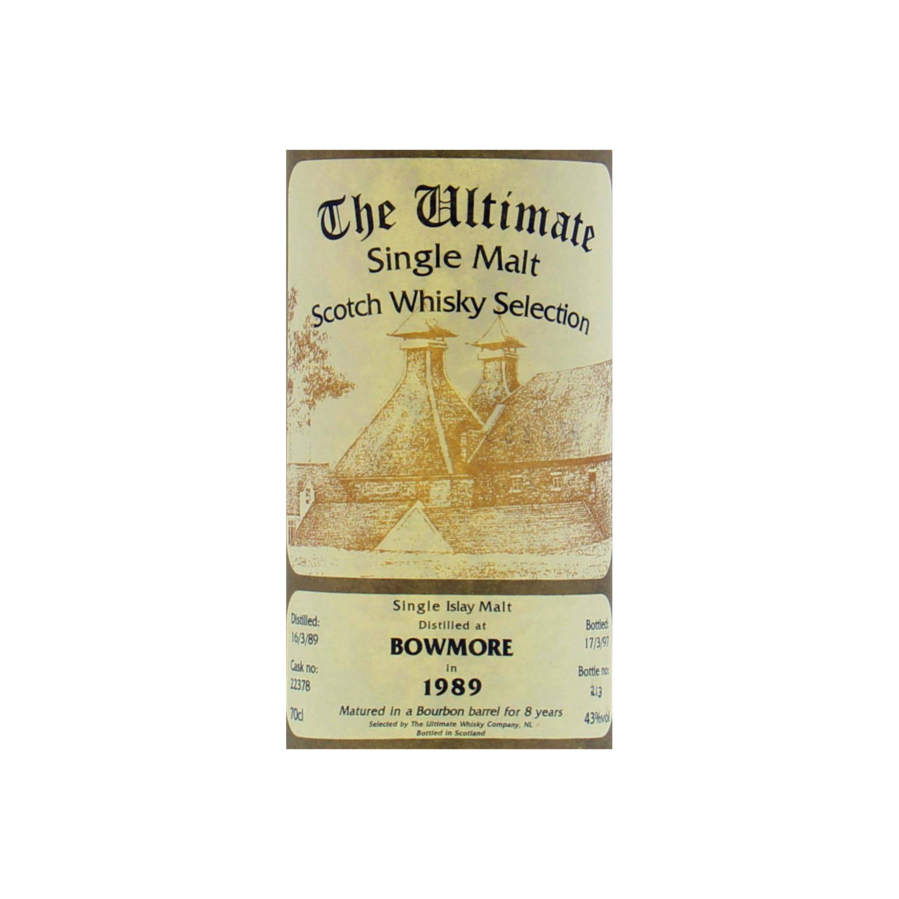 Bowmore The Ultimate 1989 8 Years Single Malt Whisky 2