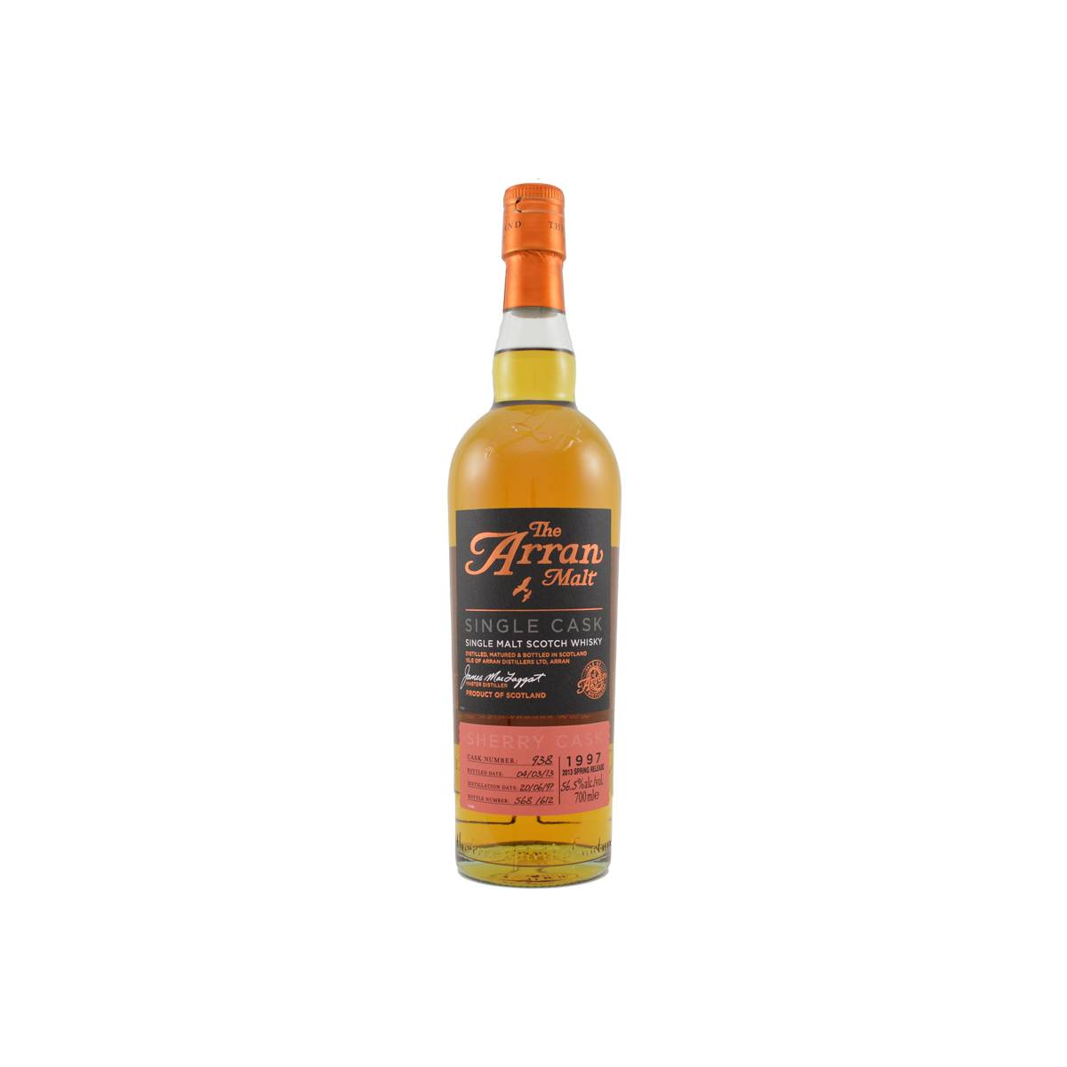 Arran Sherry Cask 1997 15 Years Single Malt Whisky