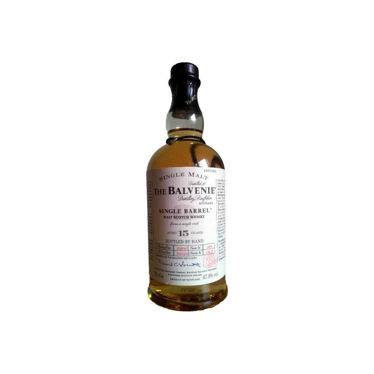 The Balvenie Single Cask 1992 15 Years Single Malt Whisky