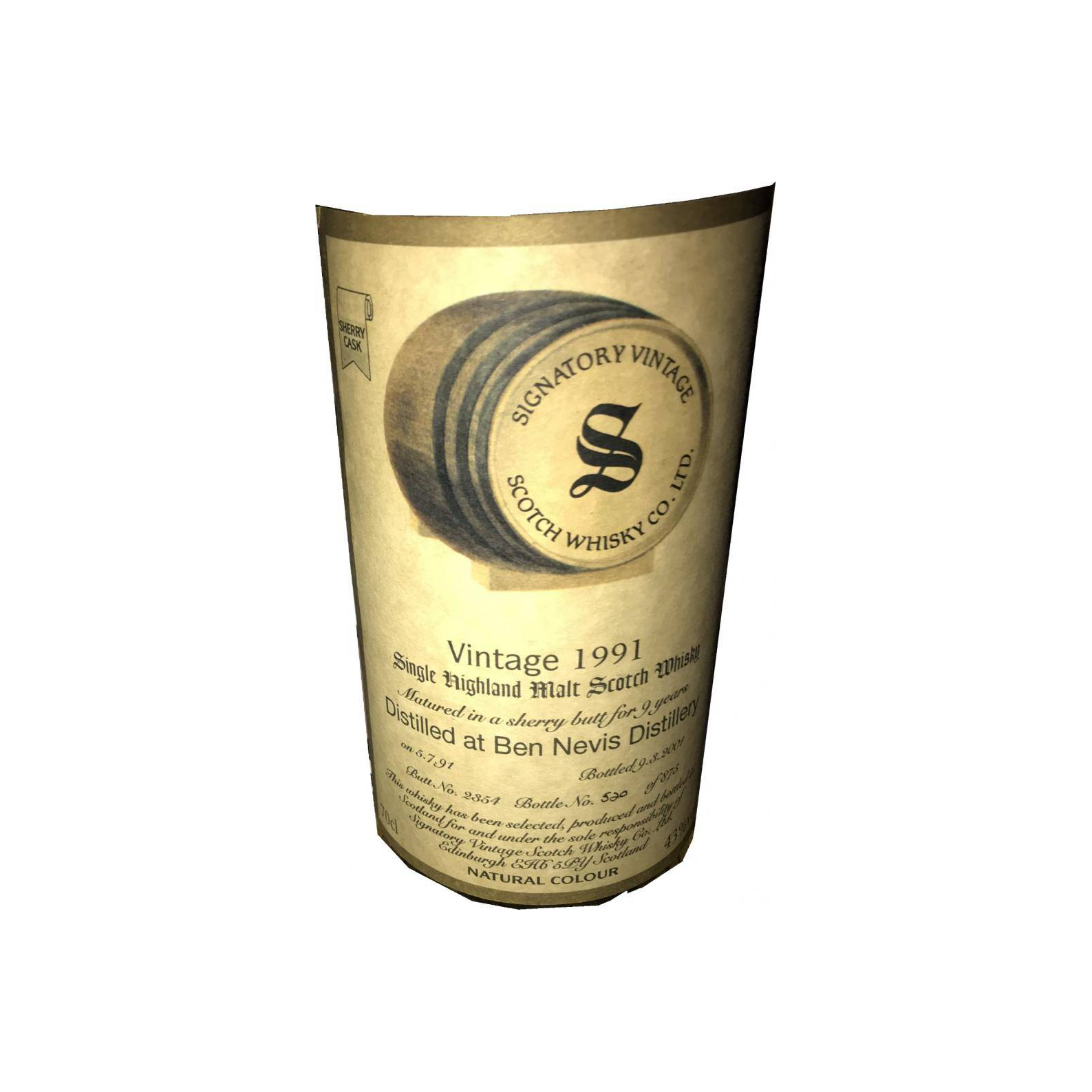 Ben Nevis Vintage Collection 1991 9 Years Single Malt Whisky