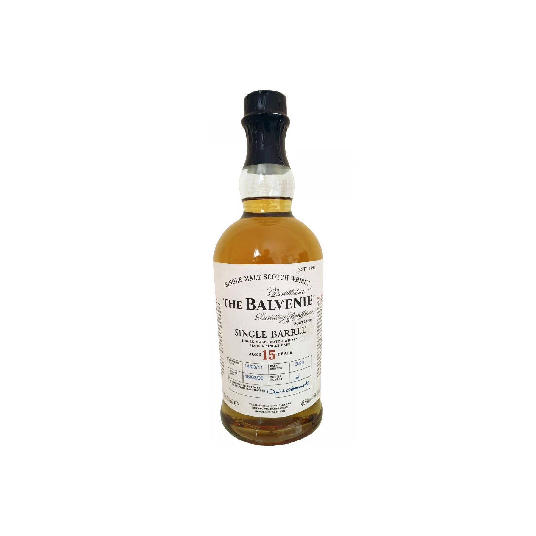 The Balvenie Single Cask 1995 15 Years Single Malt Whisky