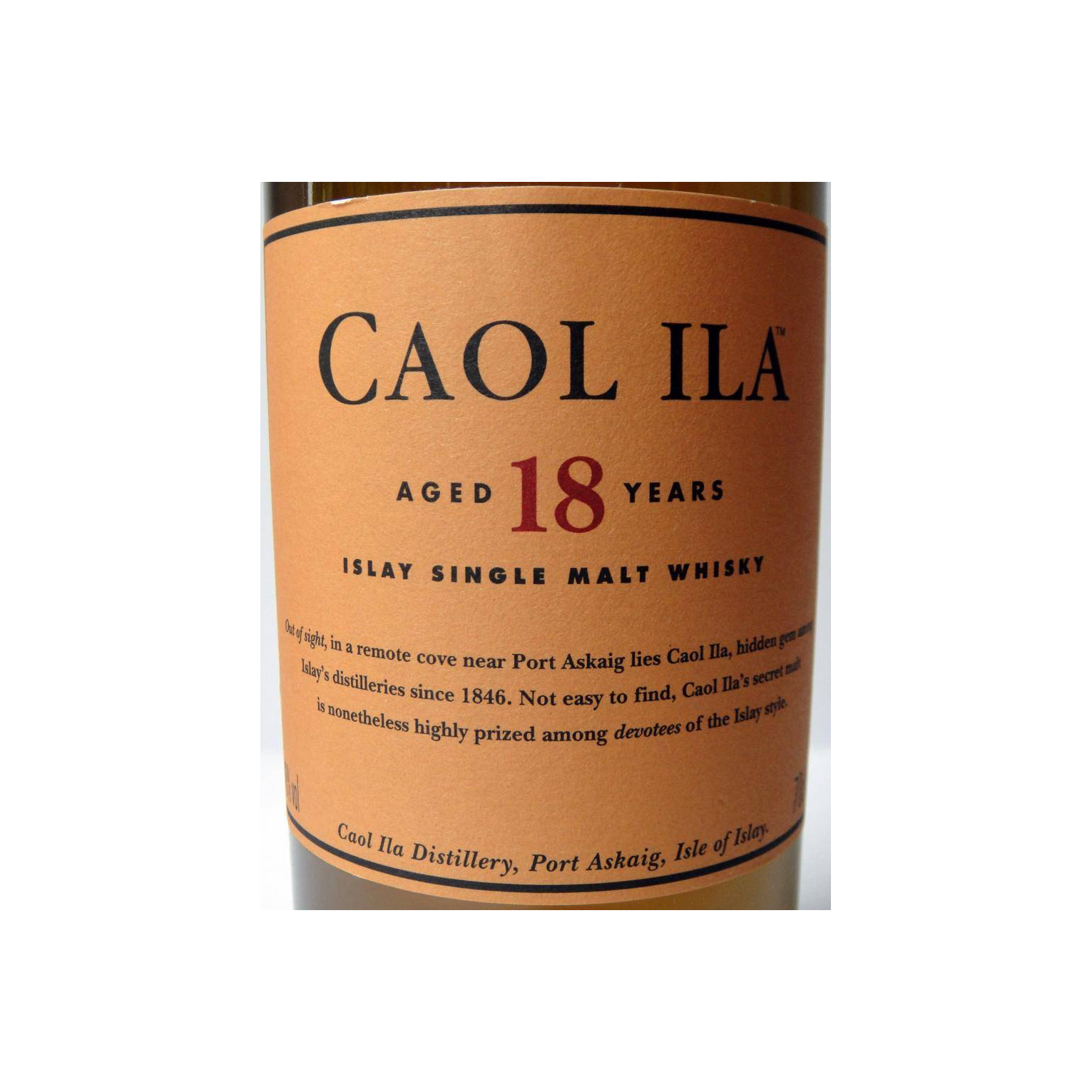 Caol Ila 18 Years Single Malt Whisky 3