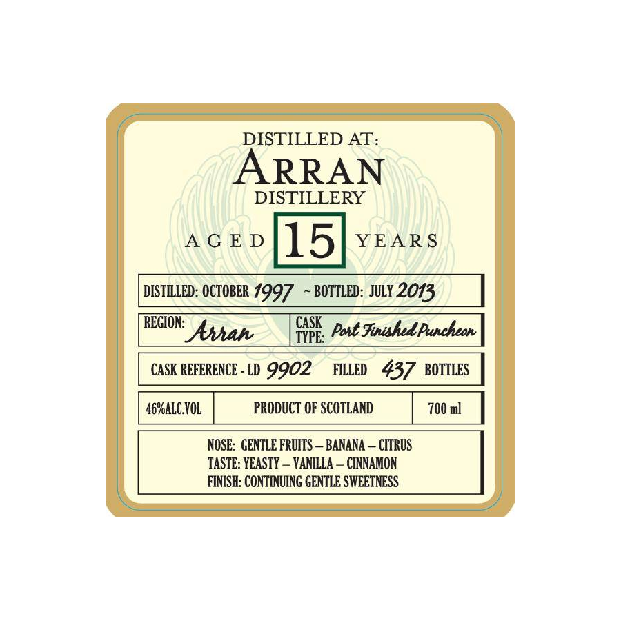 Arran 1997 15 Years Single Malt Whisky