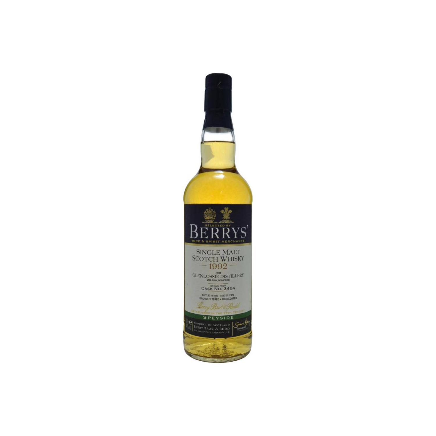 Glenlossie 1992 20 Years Single Malt Whisky