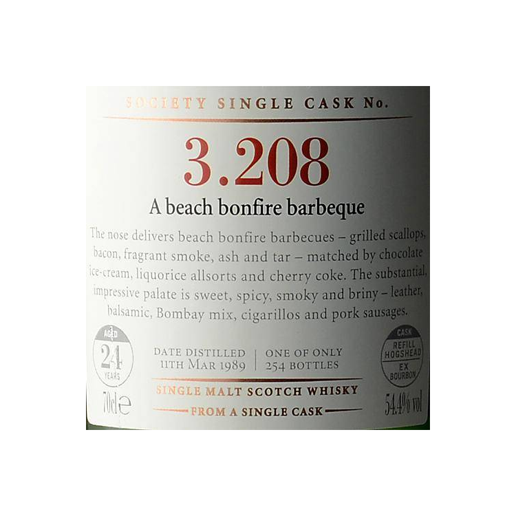 The Scotch Malt Whisky Society 1989 24 Years Single Malt Whisky 2