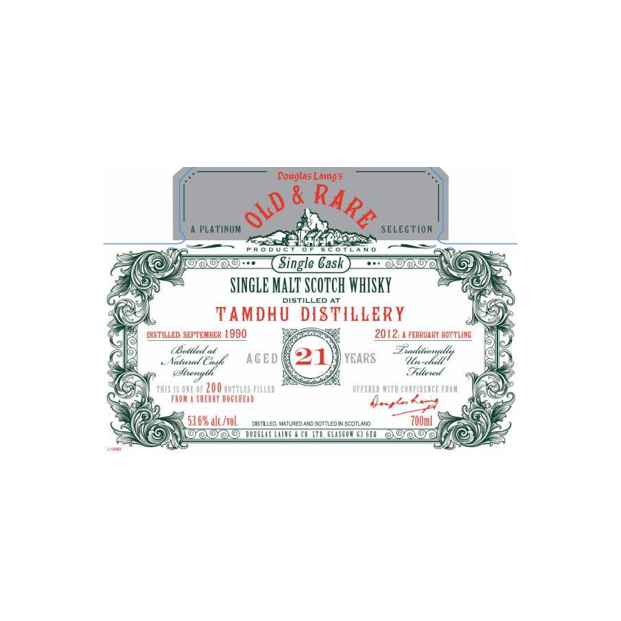 Tamdhu 1990 21 Years Single Malt Whisky 2