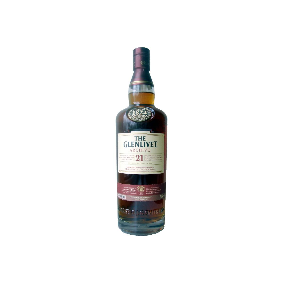 The Glenlivet 21 Years Single Malt Whisky