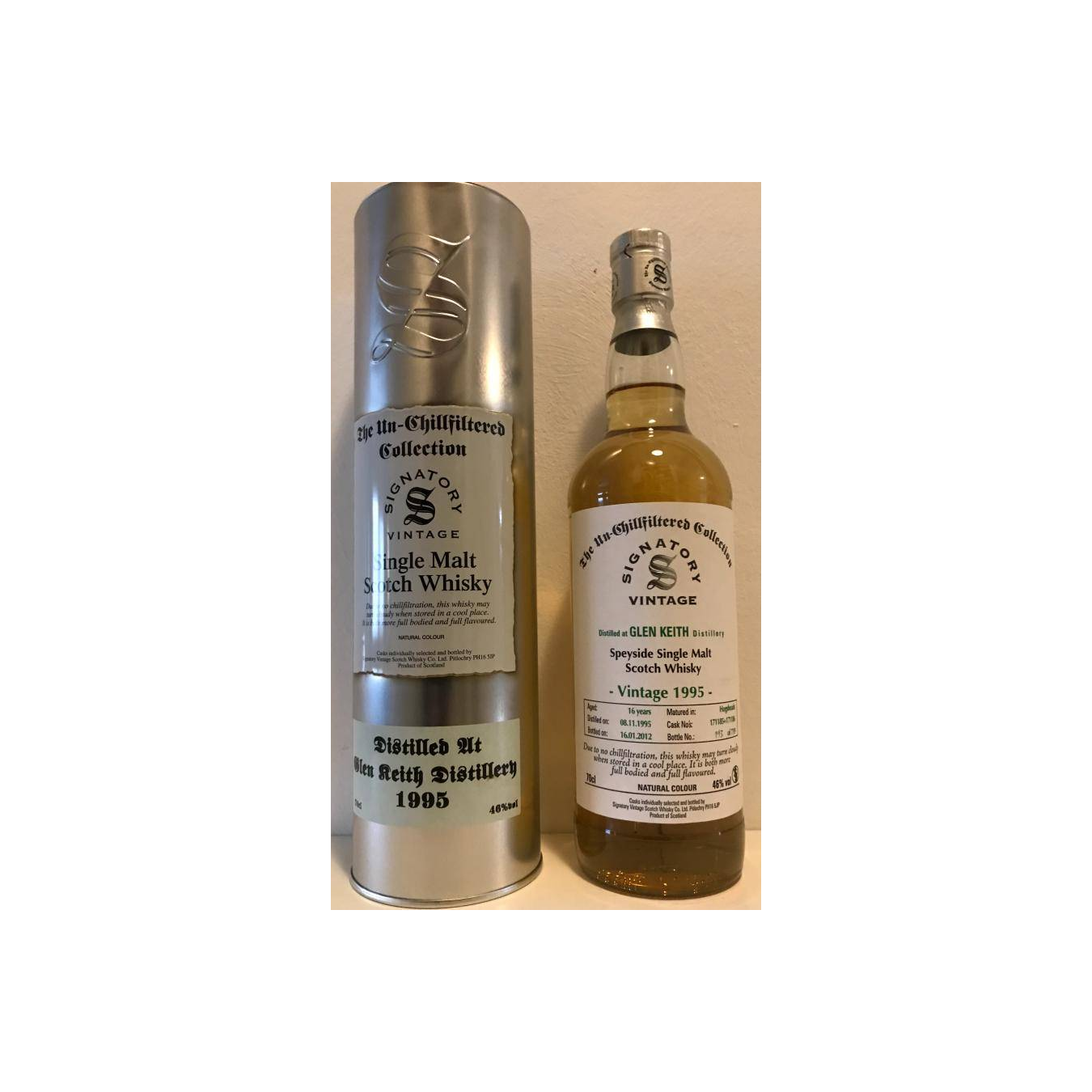 Glen Keith The Un-Chillfiltered Collection 1995 16 Years Single Malt Whisky 3