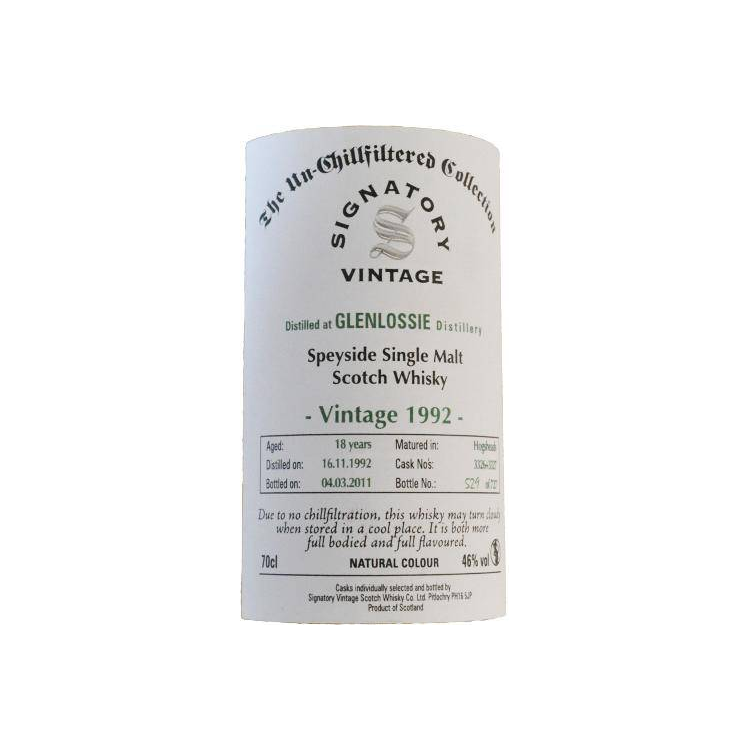 Glenlossie The Un-Chillfiltered Collection 1992 18 Years Single Malt Whisky 2
